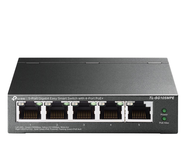 TP-Link 5p TL-SG105MPE (5x10/100/1000Mbit, 4xPoE+) - 1137481 - zdjęcie